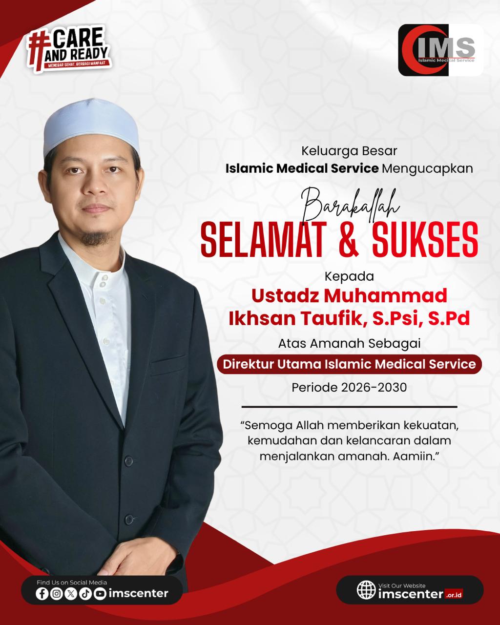 Selamat & Sukses atas Amanah Baru, Jajaran Badan Pengurus Periode 2026-2030